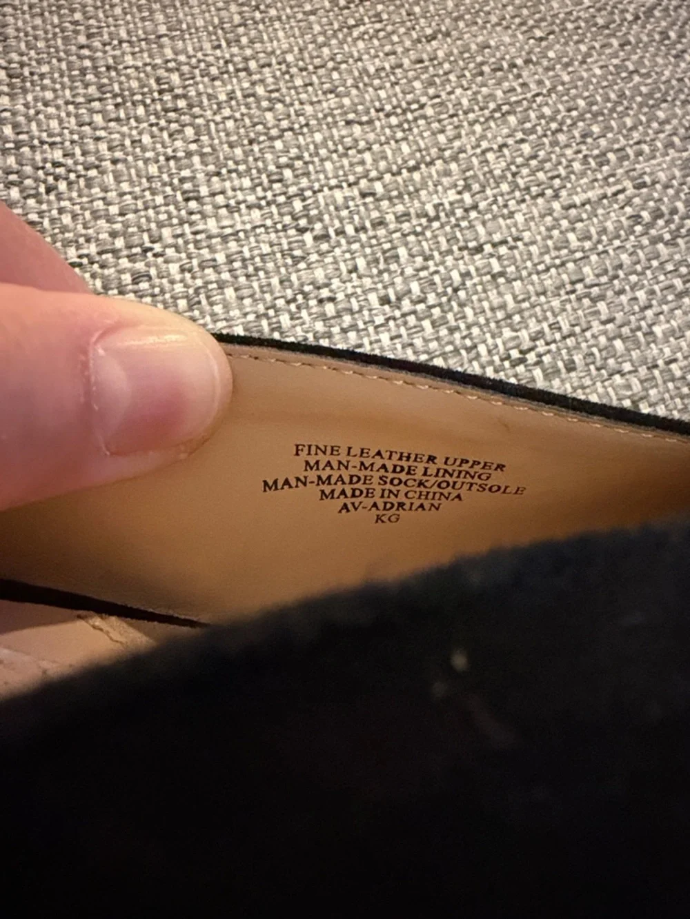 NEW Adrienne Vittadini Adrian Slide Pump Black Suede Size 7.5 - Picture 8 of 8
